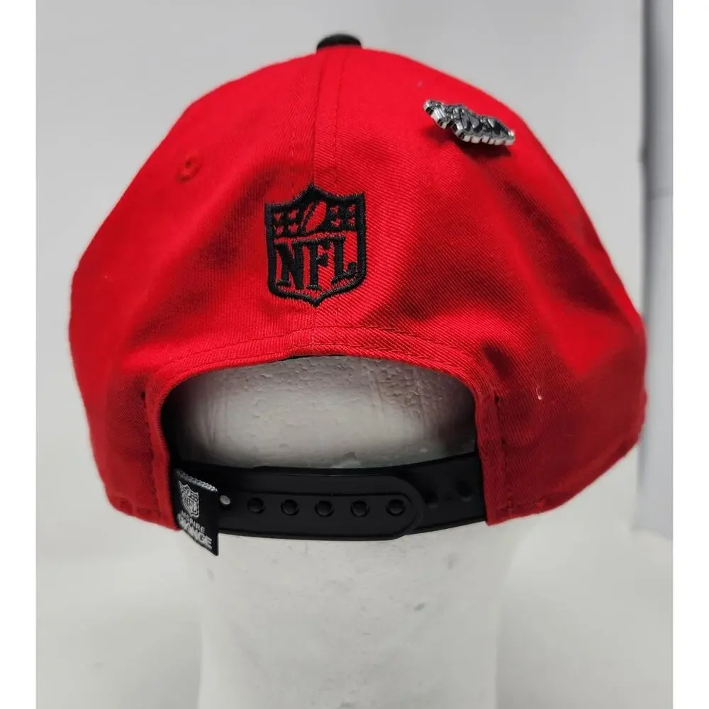 Houston Texans New Era Red/Black 2024 Inspire Change A-Frame 9FIFTY Snapback Hat